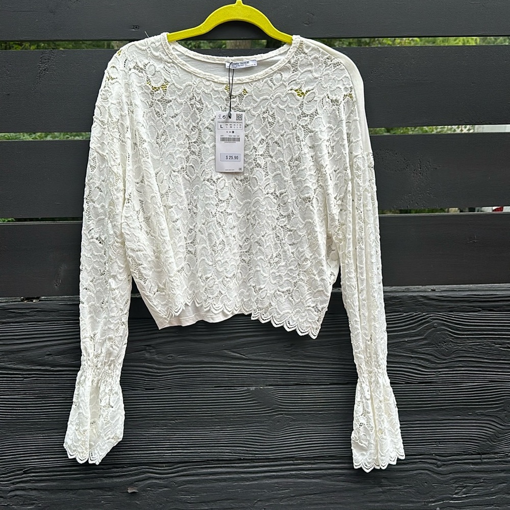 Zara Lace top